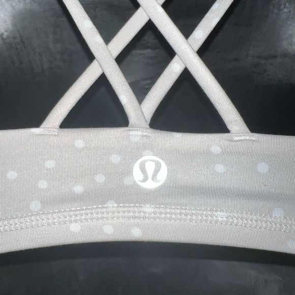 lululemon athletica Other - Lululemon Free To Be Bra - Angel Wing - Nude Polka Dot - 4